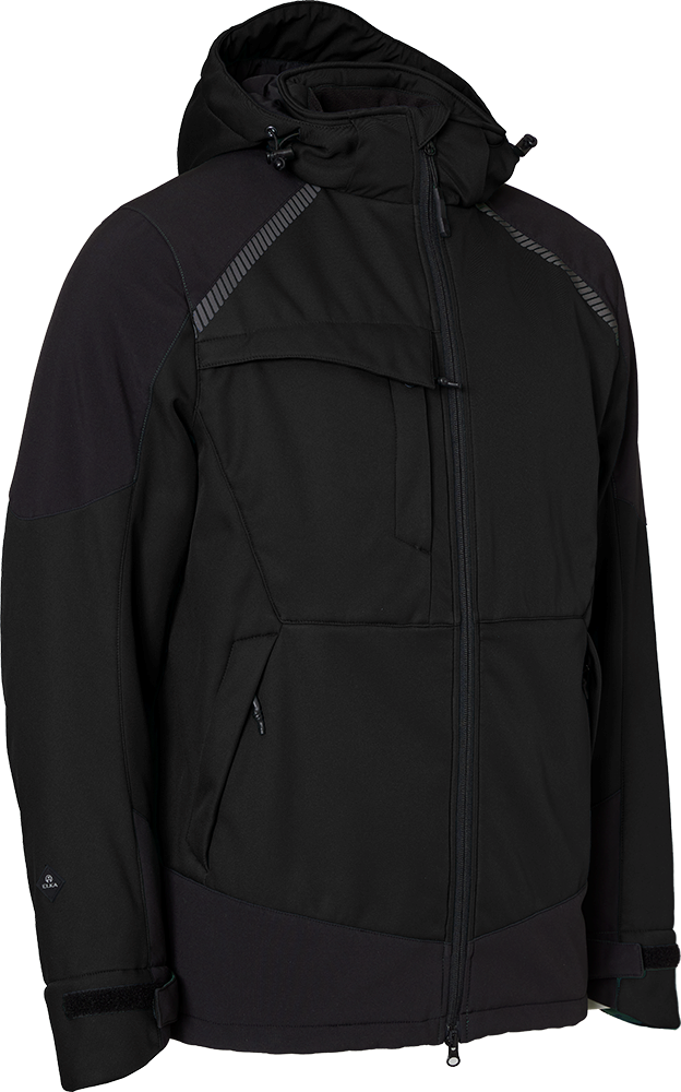 ELKA 117301 Men's Winter Softshell Jacket - Waterproof Windproof Fleece Lined Outdoor Jacket for Hiking, Skiing & Cold Weather Activities