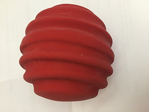 360° Durable Latex Dog Chew Toy with Squeaker - Interactive Play for Puppies & Adult Dogs - Perfect for Indoor & Outdoor Fetch Games, Training, and Teething Relief