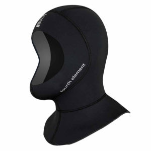 Fourth Element 3mm Neoprene Scuba Diving Hood - Warm & Comfortable Snorkeling Hood for Cold Water Diving, Spearfishing & Water Sports