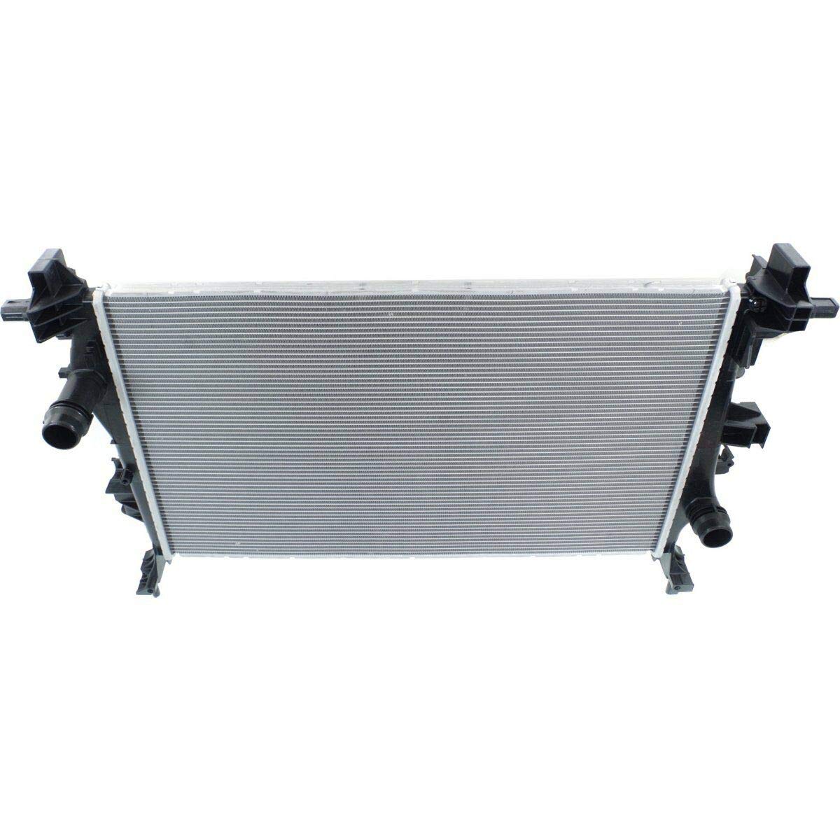 2015-2018 Jeep Renegade Replacement Radiator - Plastic & Aluminum Construction with Automatic Transmission Oil Cooler - Compatible with 1.4L L4 Engine (Part# CH3010370, 68260449AA) - Perfect for Off-Roading, Daily Commuting & Extreme Weather Conditions