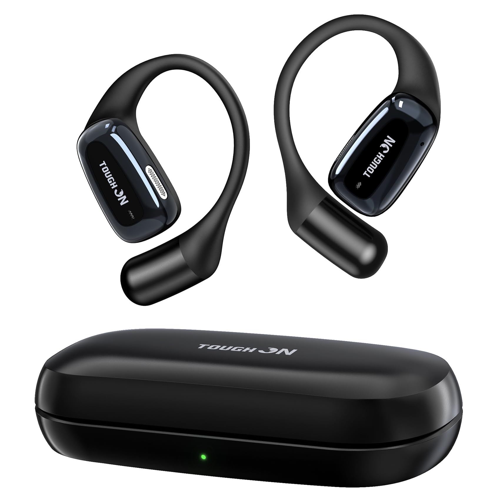 OpenPro Open Ear Bluetooth Headphones - Wireless 5.4 Earbuds with Earhooks, Lightweight & Comfortable, 32H Battery Life, Dual Mic Noise Cancelling, IPX5 Sweatproof for Running, Walking, Workout, Cycling & Outdoor Sports