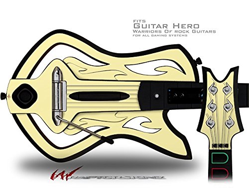 Warriors of Rock Guitar Hero Decal Skin - Yellow Sunshine Design | Compatible with Guitar Hero Controllers (Guitar Not Included) | Perfect for Gaming Setups & Customization