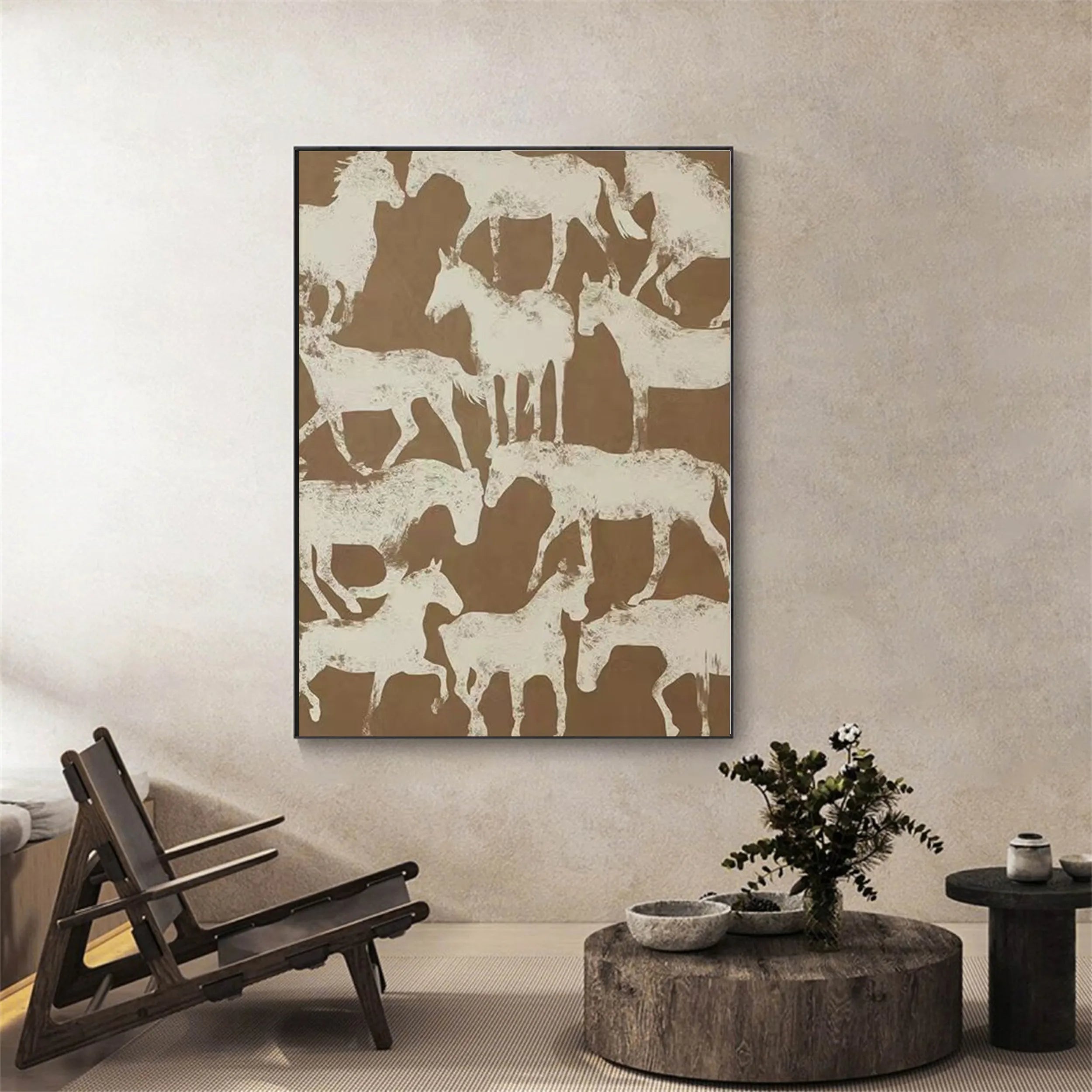 Animal Art Painting #AP039 - Handmade Canvas Wall Decor for Living Room, Bedroom & Office - Wildlife & Nature Inspired Artwork