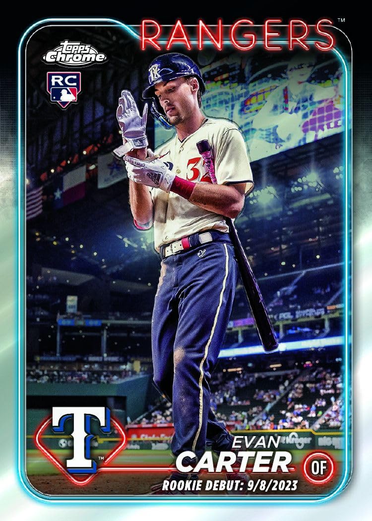 2024 Topps Chrome Update Series Baseball Hobby Box - 1 Autograph Guaranteed per Box | Collectible Trading Cards for Baseball Fans & Sports Memorabilia Enthusiasts