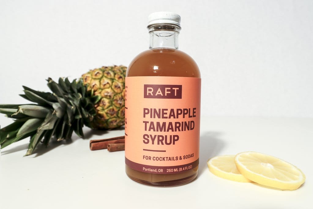 Pineapple Tamarind Syrup - Tropical Flavor for Cocktails, Mocktails & Desserts - Perfect for Summer Drinks & Party Mixes