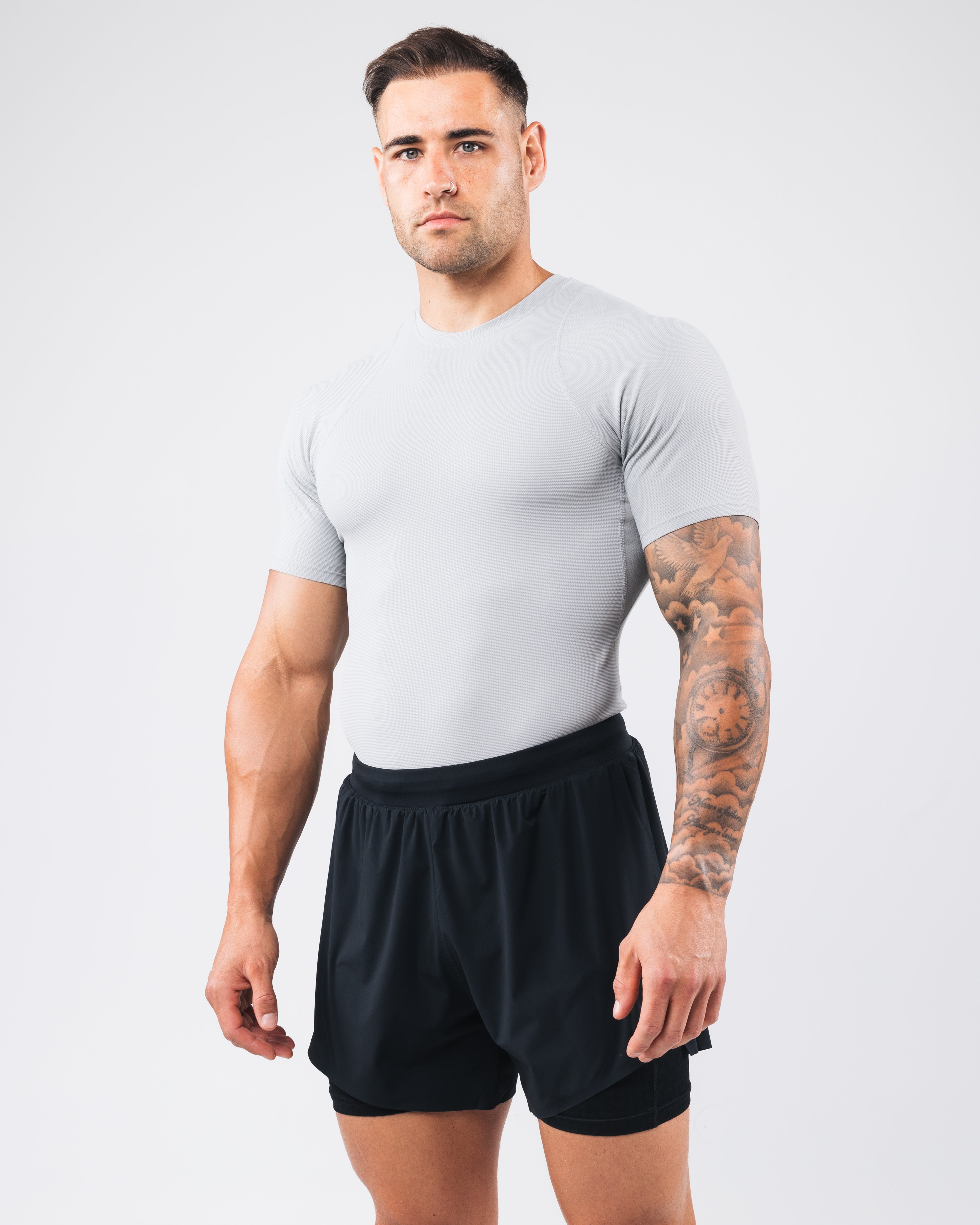 High-Performance Power Short Sleeve Shirt - Moisture Wicking & Breathable Activewear for Men & Women - Perfect for Gym, Running & Outdoor Sports