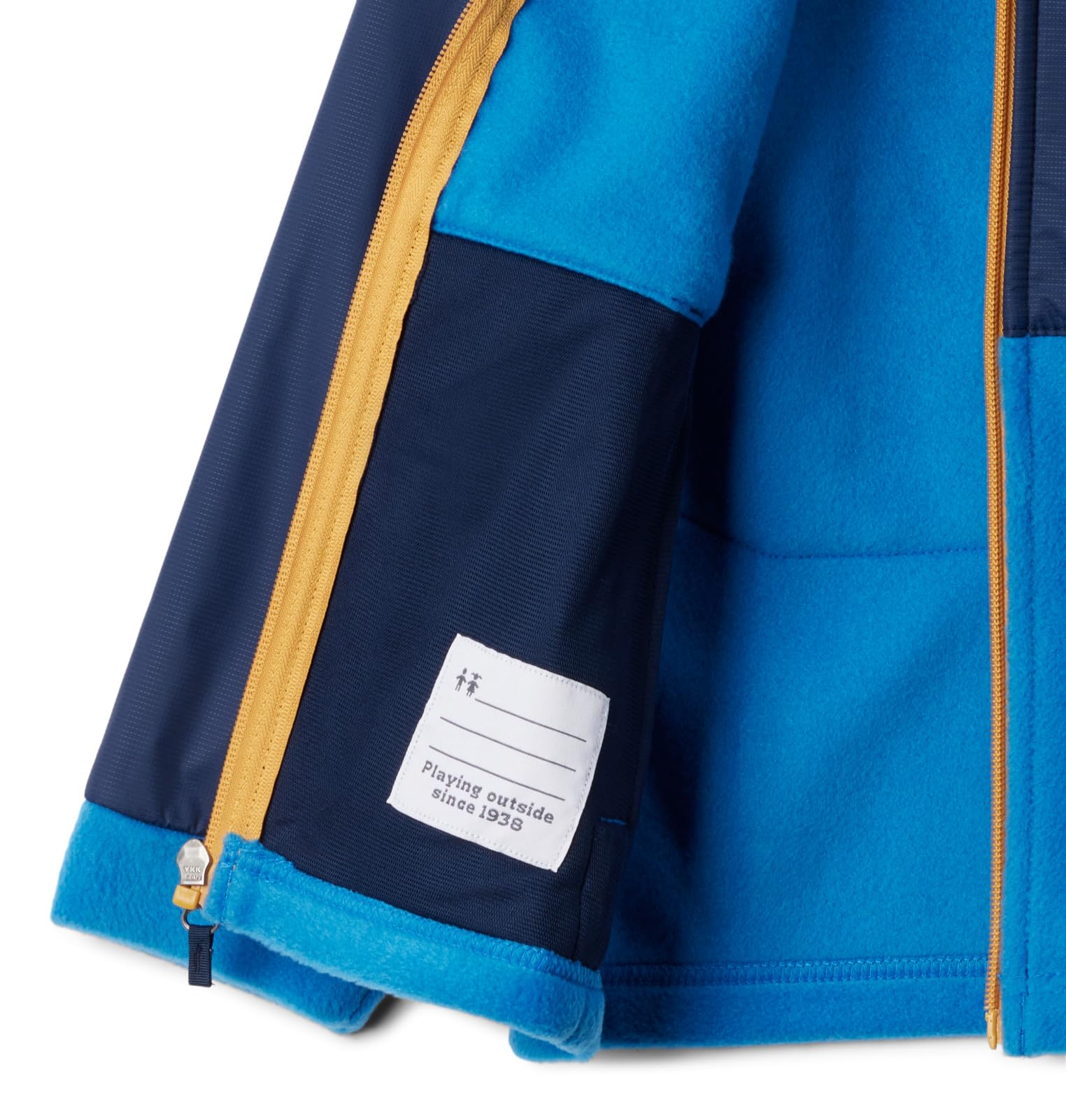 Columbia Boys' Steens Mountain Overlay Fleece Jacket - Warm Winter Outerwear for Kids' Outdoor Adventures, Hiking & School