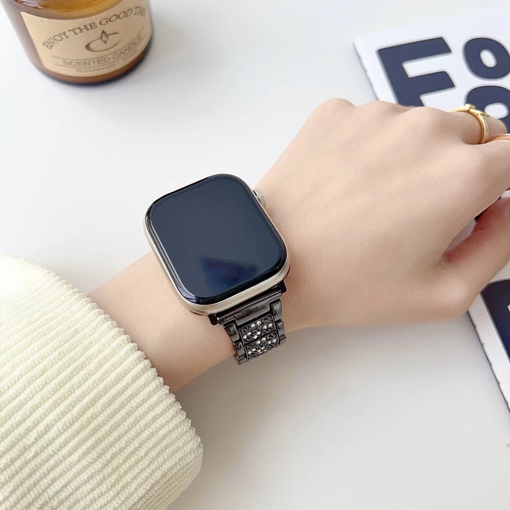 EleganteSync Stylish Apple Watch Band for Women - Fashionable & Comfortable Replacement Strap for Workouts, Office & Everyday Wear