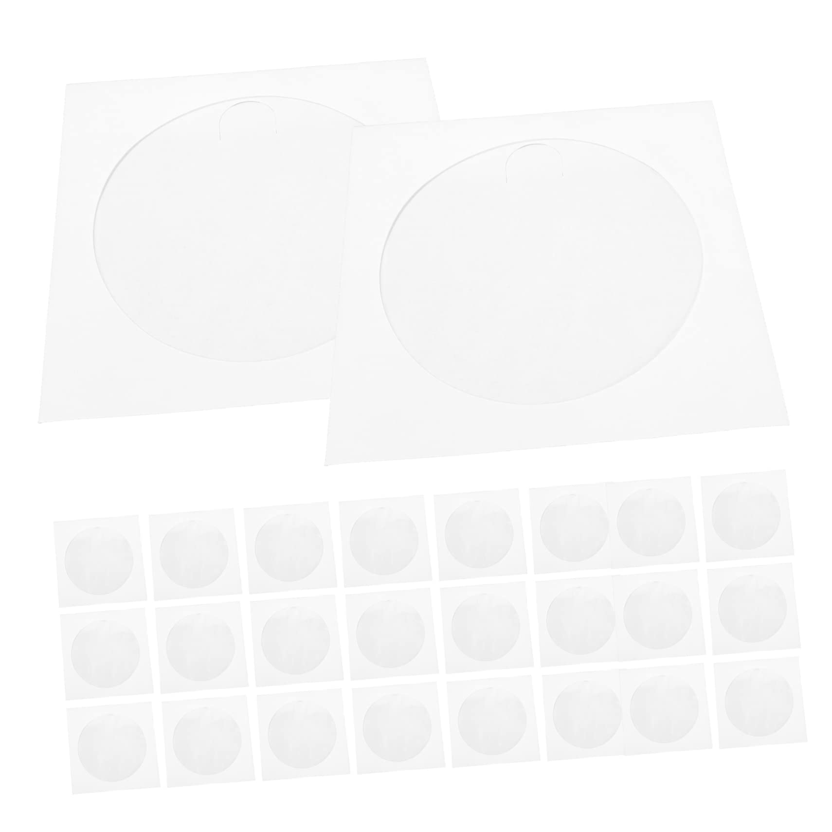 Uonlytech 300 Pcs CD Packaging Bags - Paper CD Protector Sleeves & Storage Cases for DVDs, White | Portable CD/DVD Holder & Organizer for Home, Office & Music Collections