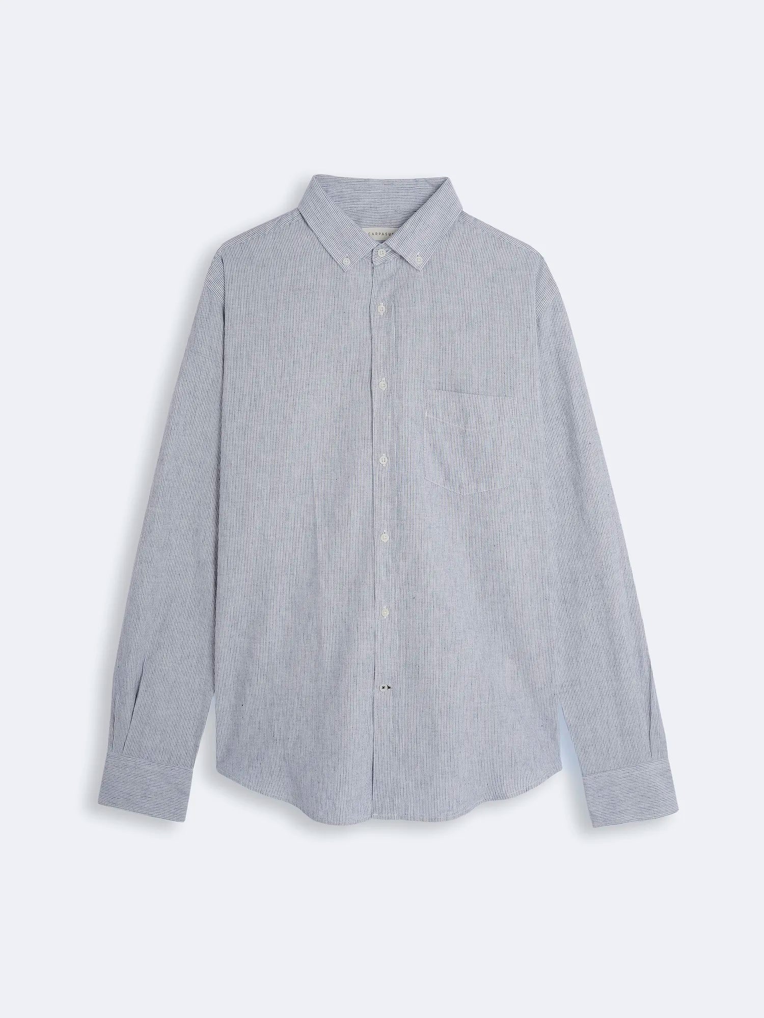 Men's Casual Button-Down Shirt - Bernina Navy Blue Slim Fit Cotton Shirt for Work & Weekend Wear | Office, Date Night, Outdoor Activities