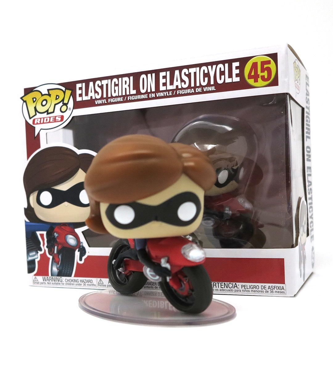 Funko Pop Rides Elastigirl on Elasticycle - The Incredibles 2 Collectible Vinyl Figure | Perfect for Disney Pixar Fans, Movie Collectors & Home Office Decor