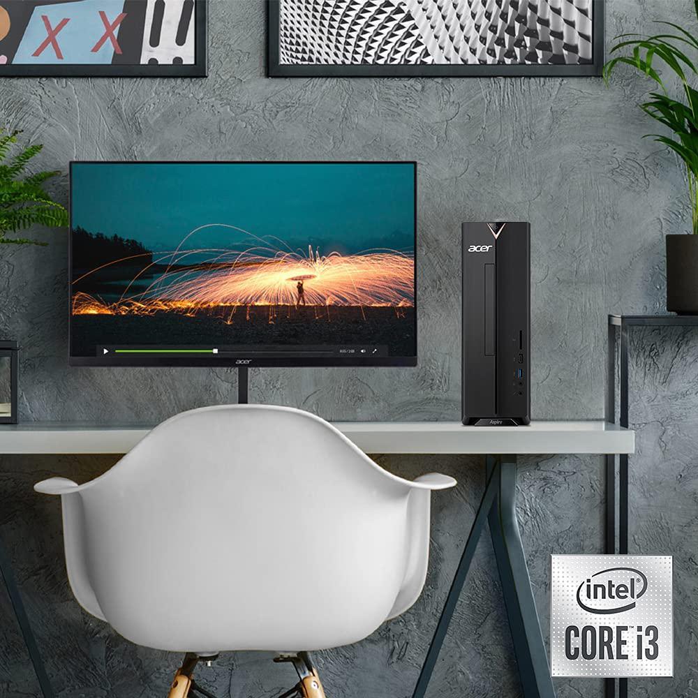 Acer Aspire XC 895 UR11 Desktop Computer with Intel Core i3-10100 Processor (8GB RAM, 512GB SSD) - DT.BGNAA.001 | Powerful Home & Office PC for Work, Study & Entertainment