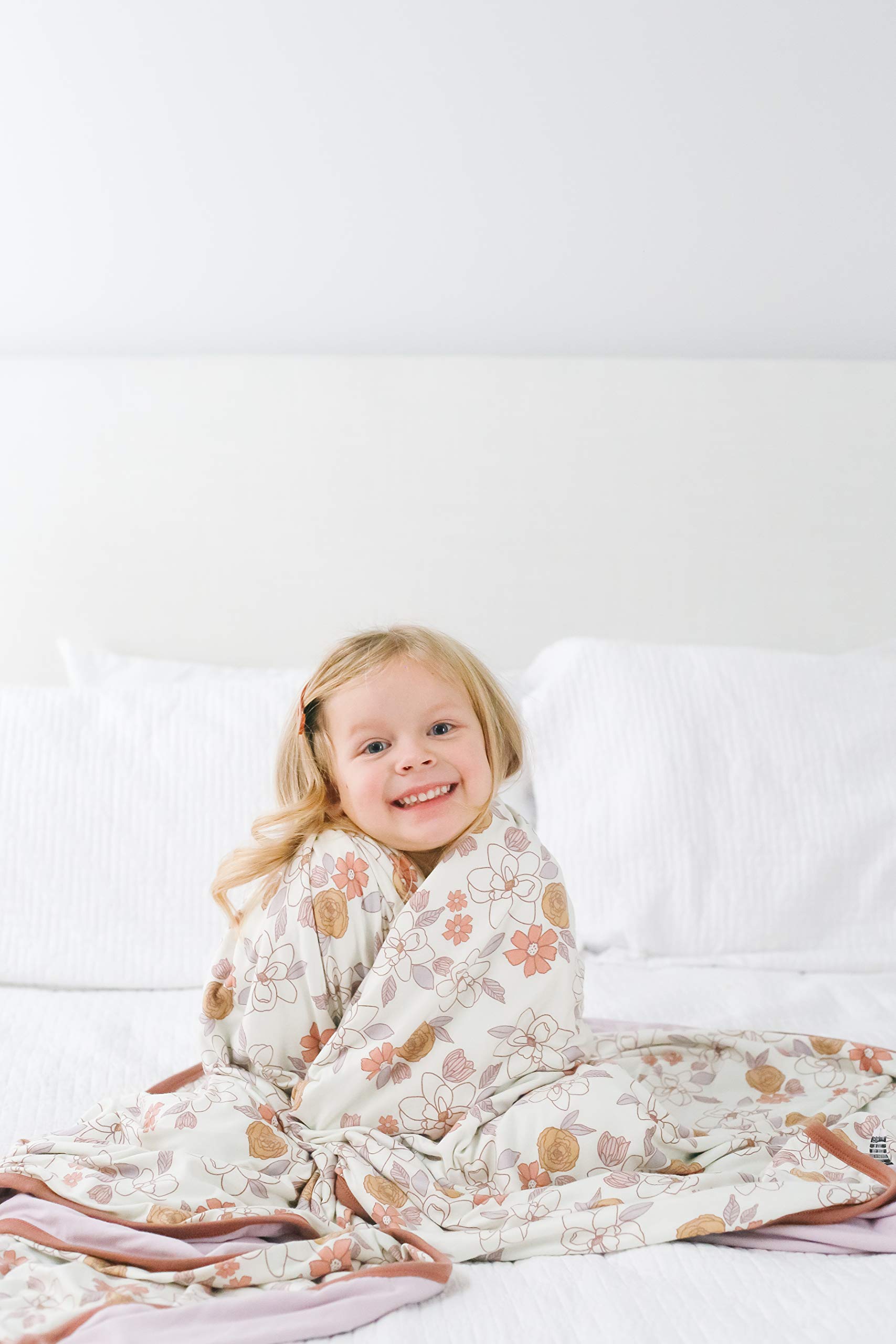 Premium Copper Pearl Jumbo 3-Layer Baby Blanket - Ultra Soft & Breathable Nursery Blanket for Newborns, Boys & Girls | 46