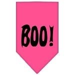 Colorful Boo Screen Print Bandanas - Soft Cotton Bandana for Halloween, Cosplay & Costume Parties - Perfect for Pets, Kids & Adults Accessories