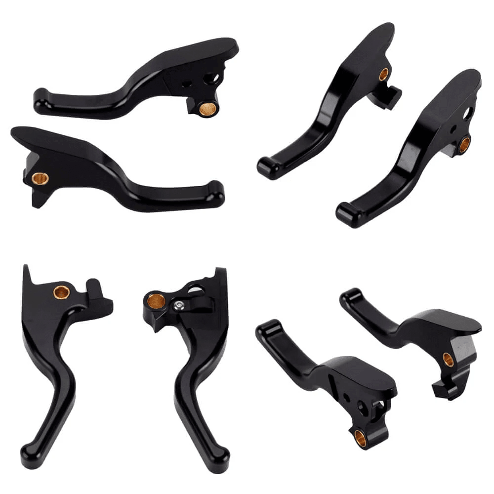 Eagle Lights SPEEDSHIFT Shorty Brake & Clutch Lever Set for 1996-2003 Harley Davidson Sportster - Black CNC Aluminum - Easy Installation - Perfect for Custom Bikes & Performance Upgrades