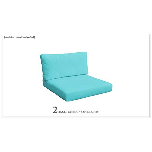 TK Classics Aruba Pattern Outdoor Furniture Cover Set for MONTEREY-03a - Waterproof & UV Resistant - Perfect for Patio, Deck, and Poolside Furniture Protection (Cushions Not Included)