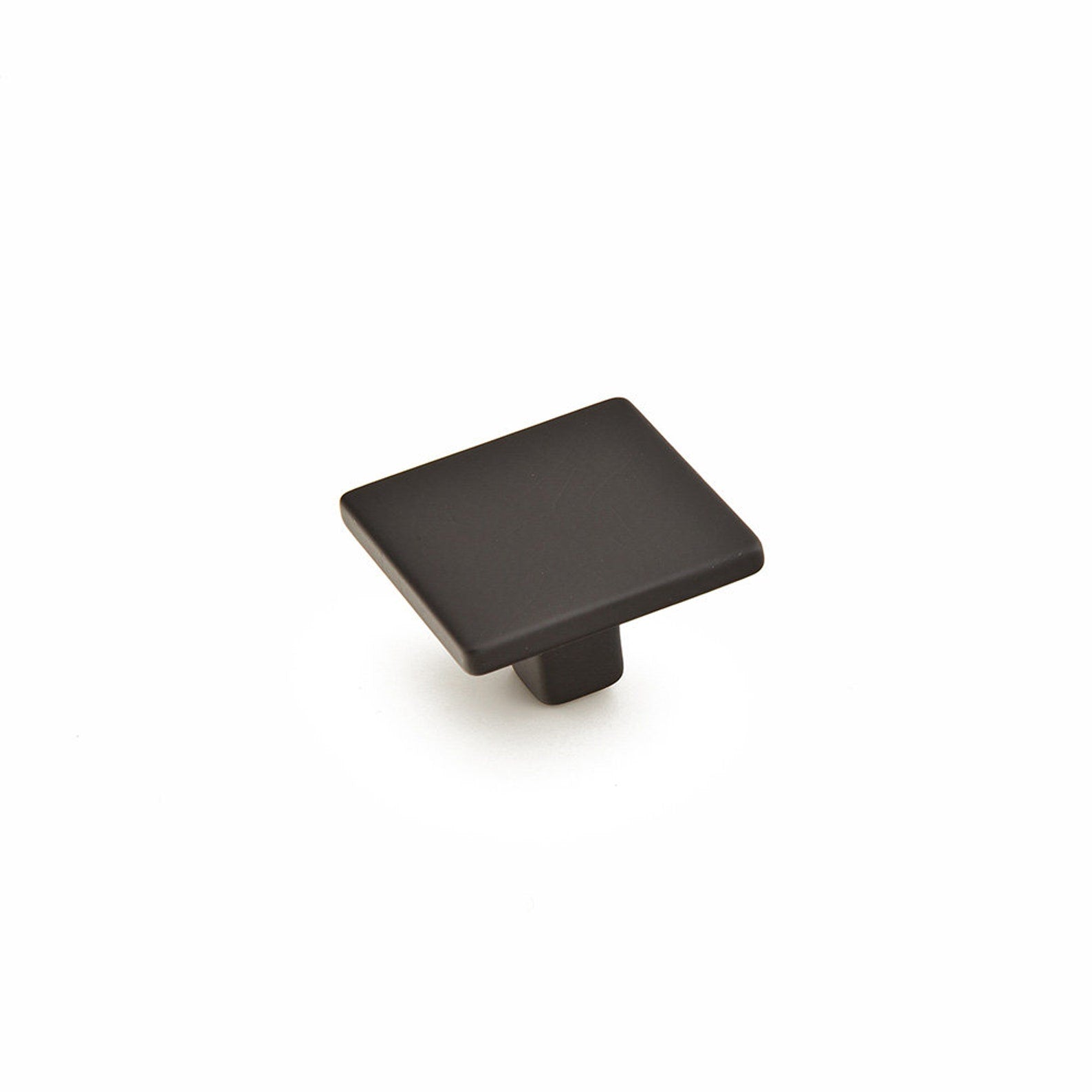 Matte Black Armand Square Drawer Pulls and Cabinet Knobs - Modern Kitchen & Bathroom Hardware for Cabinets, Dressers, and Furniture (Set of 10)