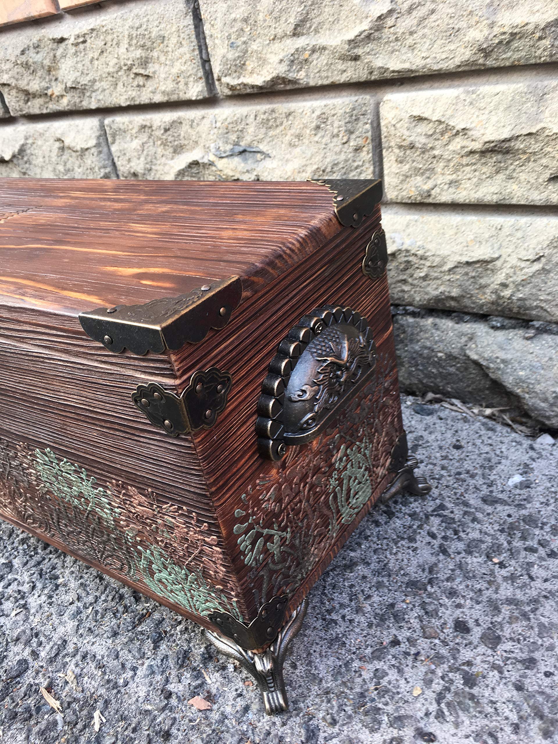 Personalized Engraved Wooden Gift Box - Custom 5th Anniversary Present for Her - Perfect for Wedding, Anniversary & Romantic Occasions