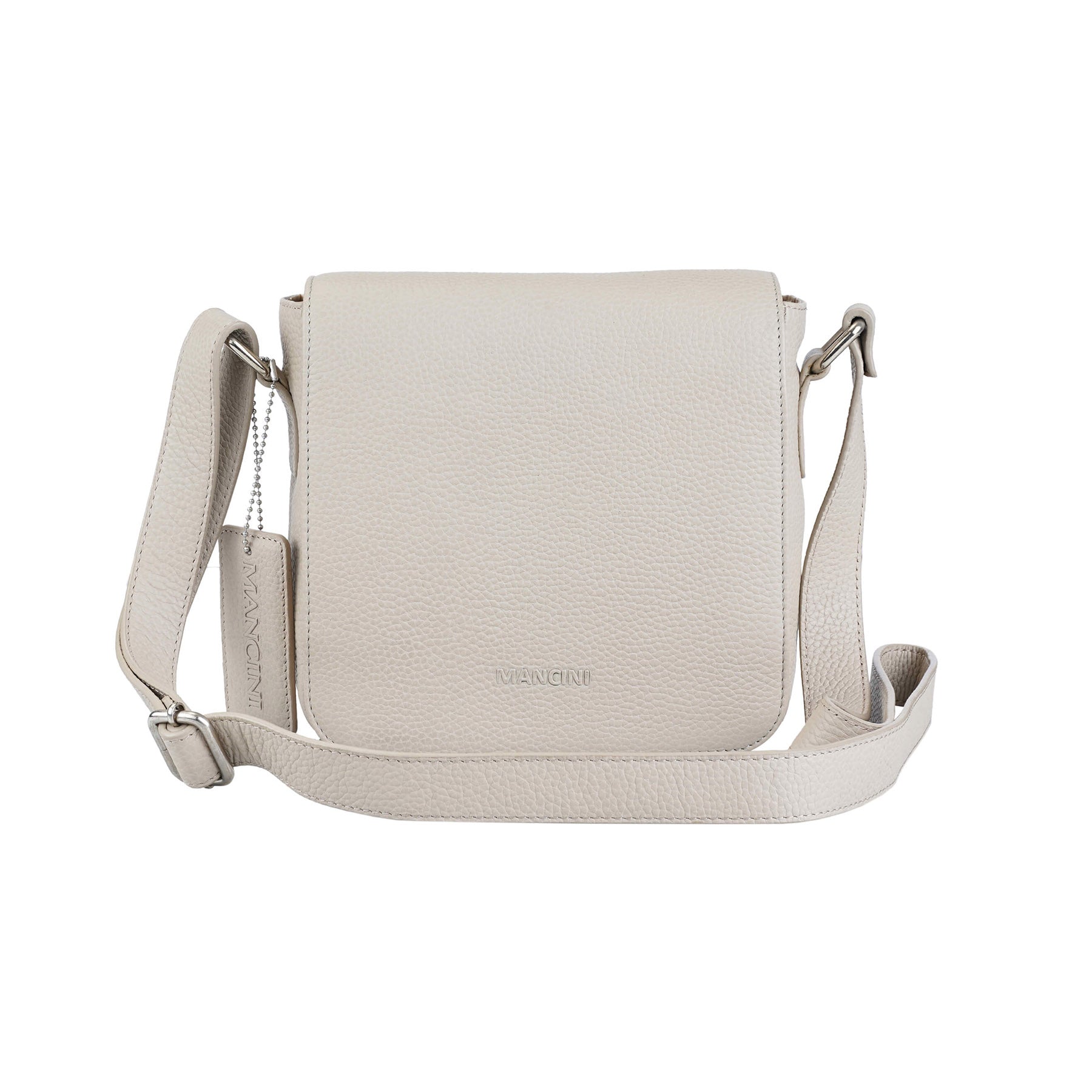 Stylish Mancini Pebbled Leather Crossbody Bag for Women - Perfect for Everyday Use, Travel & Shopping