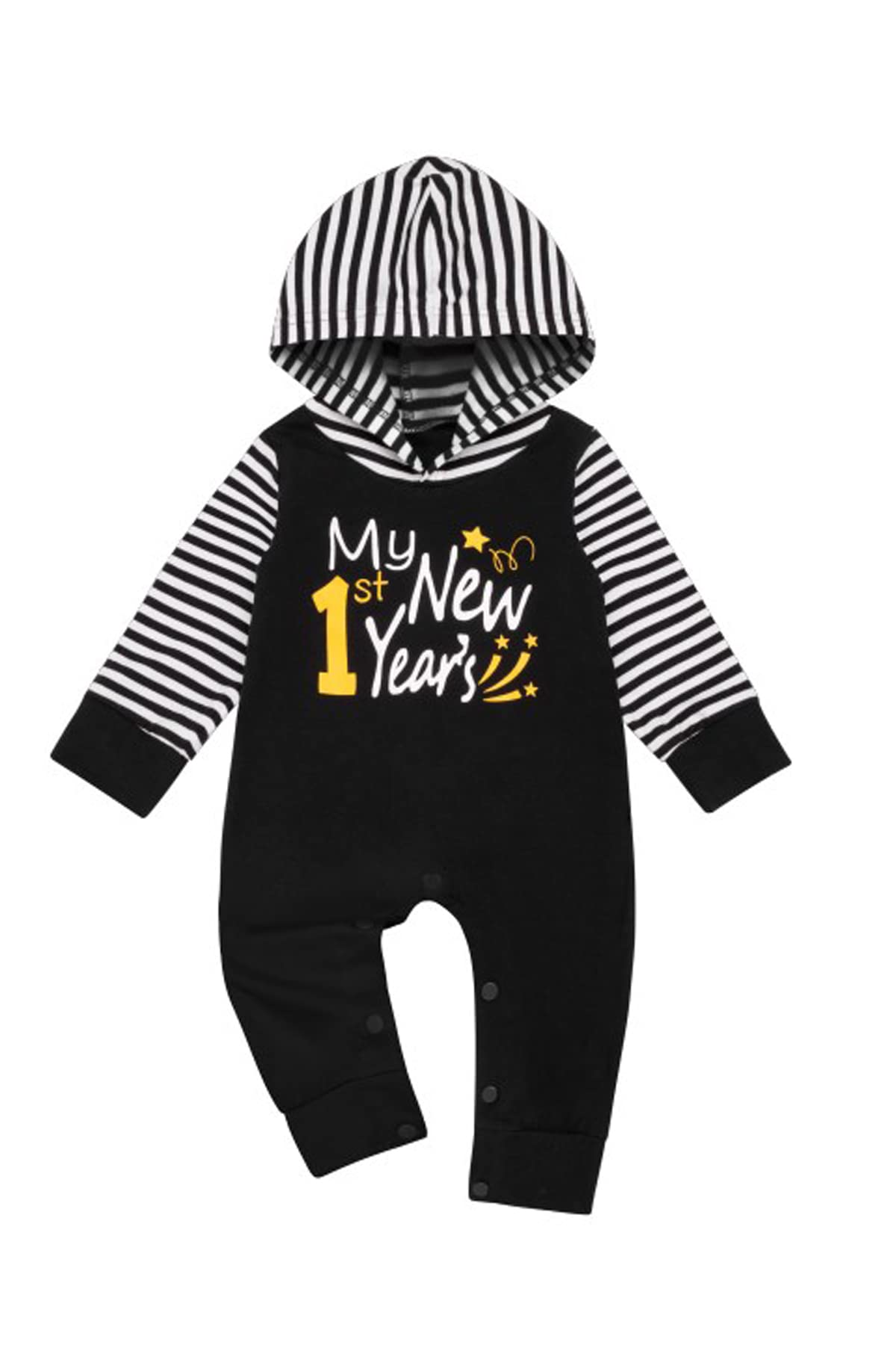 Adorable First Christmas Newborn Baby Boy & Girl Outfit - 2024 New Year One-Piece Romper Jumpsuit | Perfect for Holiday Photos, Family Gatherings & Special Occasions