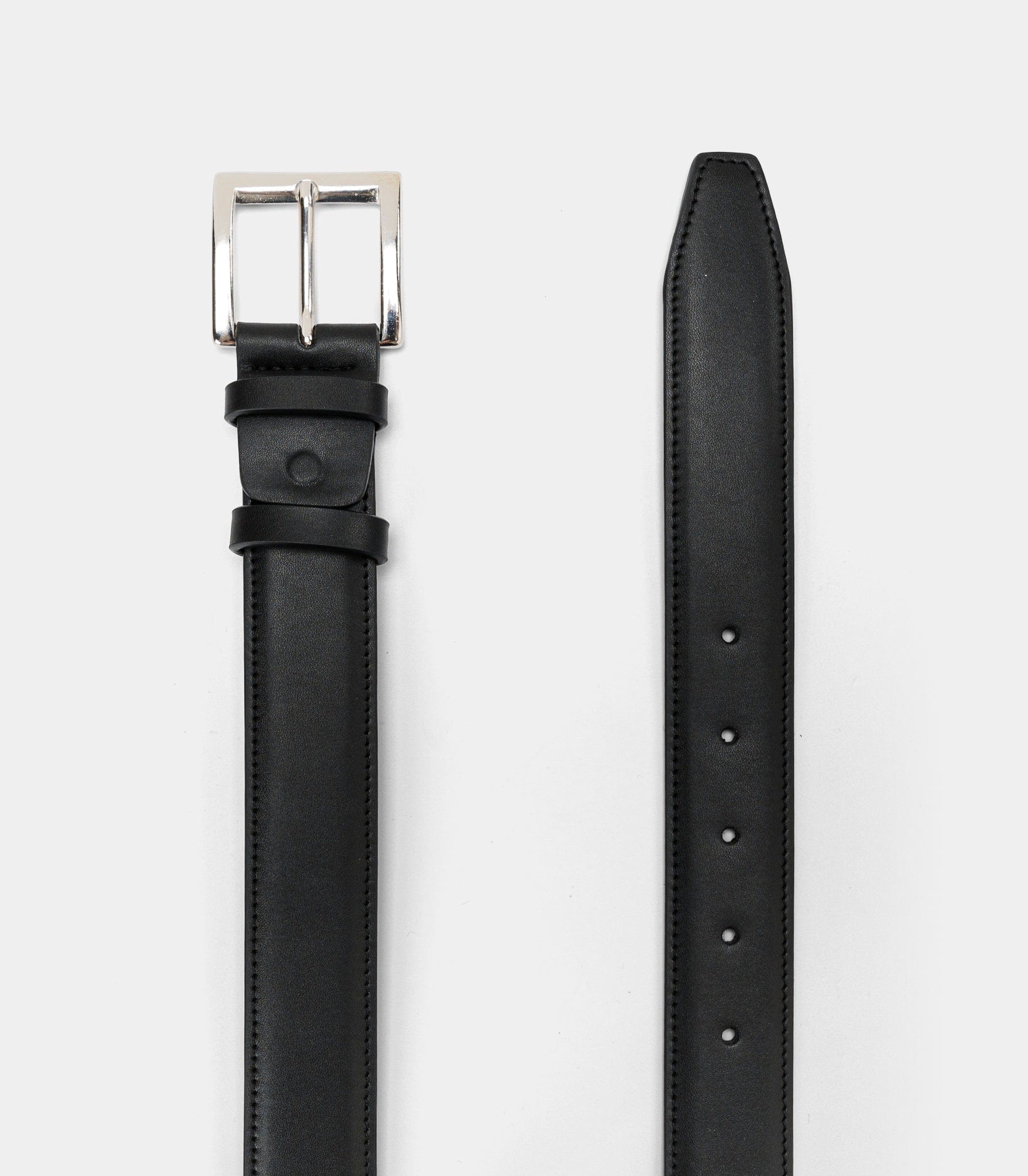 Classic Vegan Leather Belt for Men & Women - Black | Stylish & Durable Faux Leather Fashion Accessory | Perfect for Casual, Office & Formal Wear
