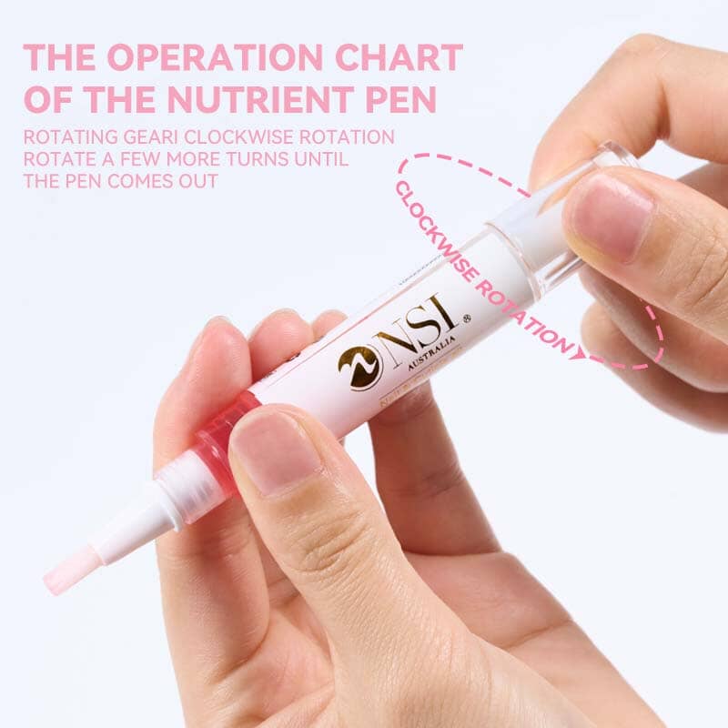 Organic Nail Cuticle Oil Pen - Hydrating & Nourishing Treatment for Healthy Nails - Perfect for Manicures, Dry Cuticles & At-Home Nail Care