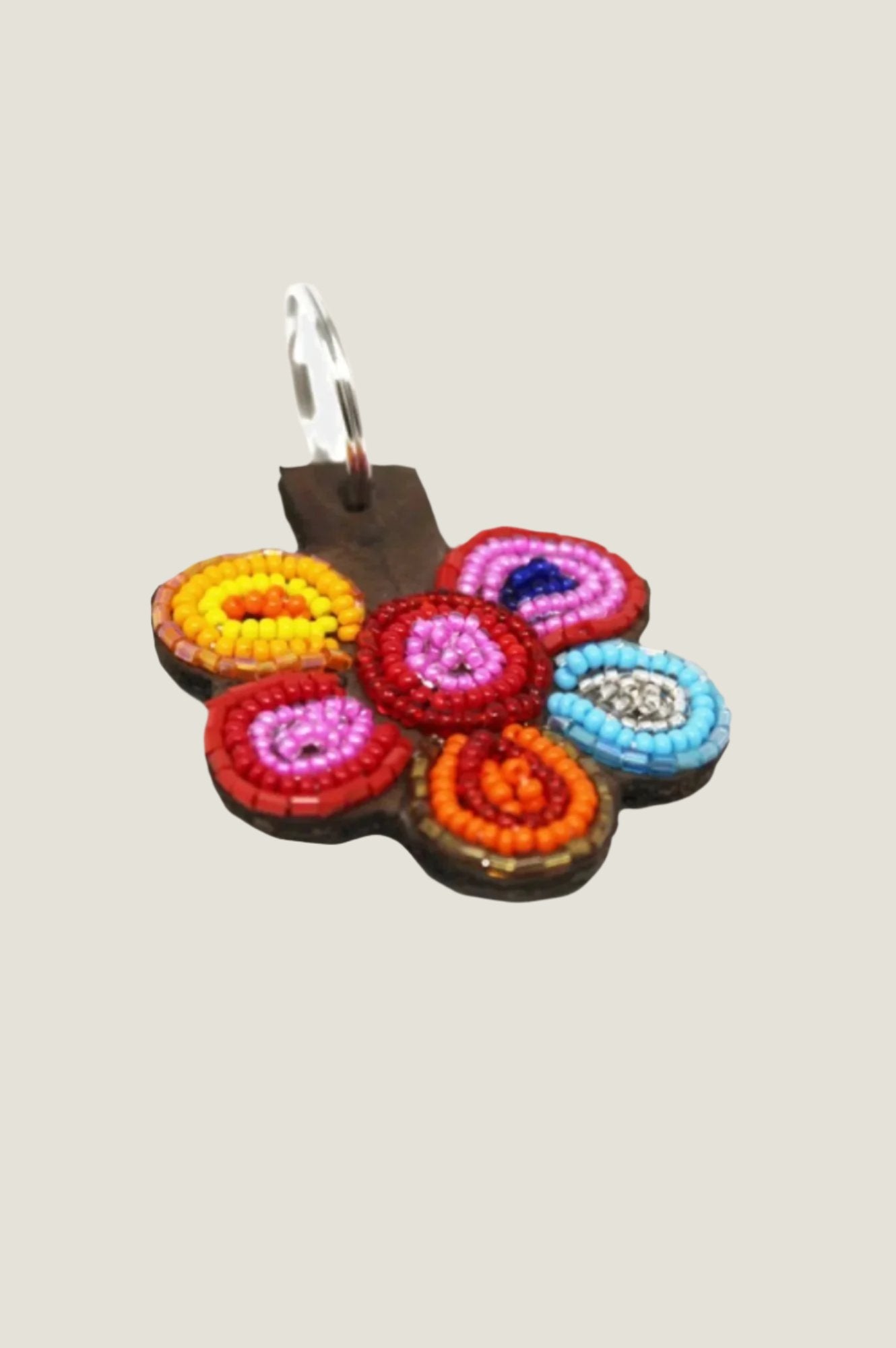 Multishine Floral Keychain - Cute Flower Keyring for Women & Girls - Perfect for Keys, Bags & Gifts | Home, Office & Travel Accessories