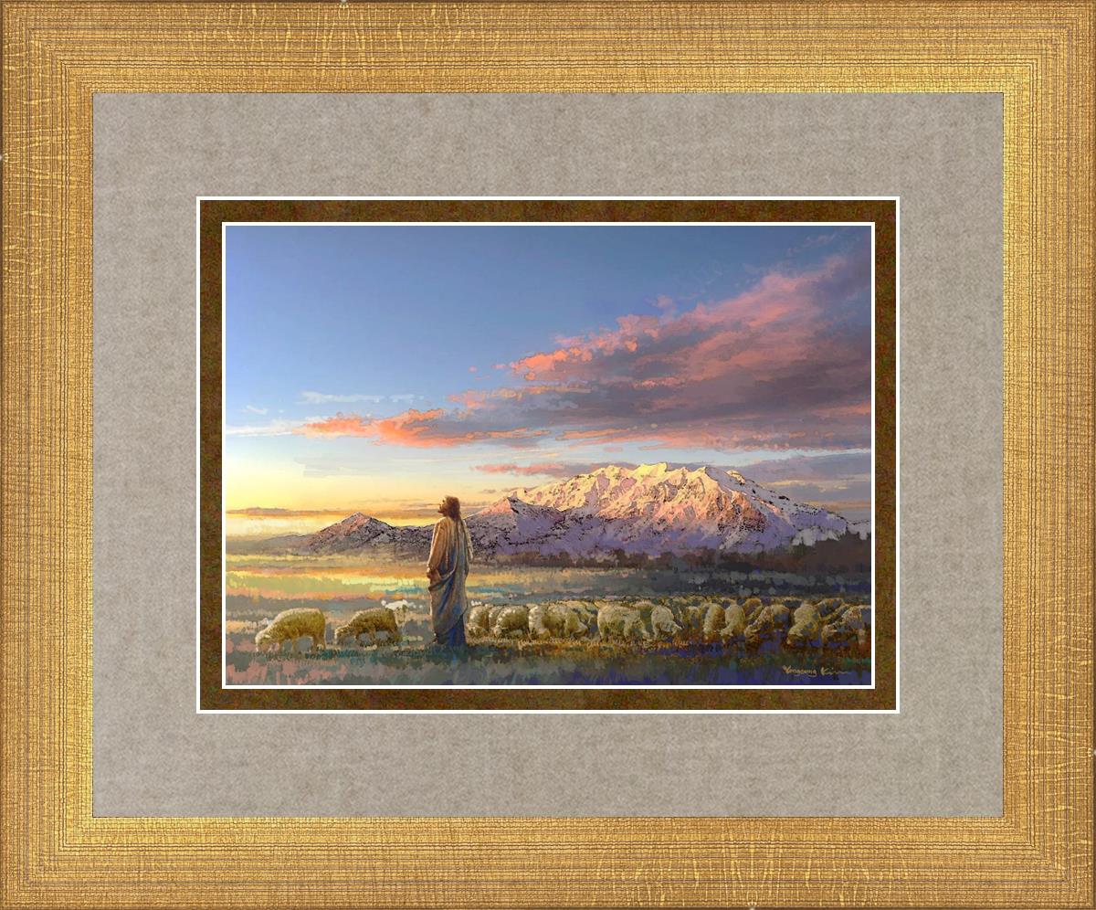 All His Majesty Christian Wall Art by Yongsung Kim - Inspirational Jesus Painting for Home, Church & Office Decor