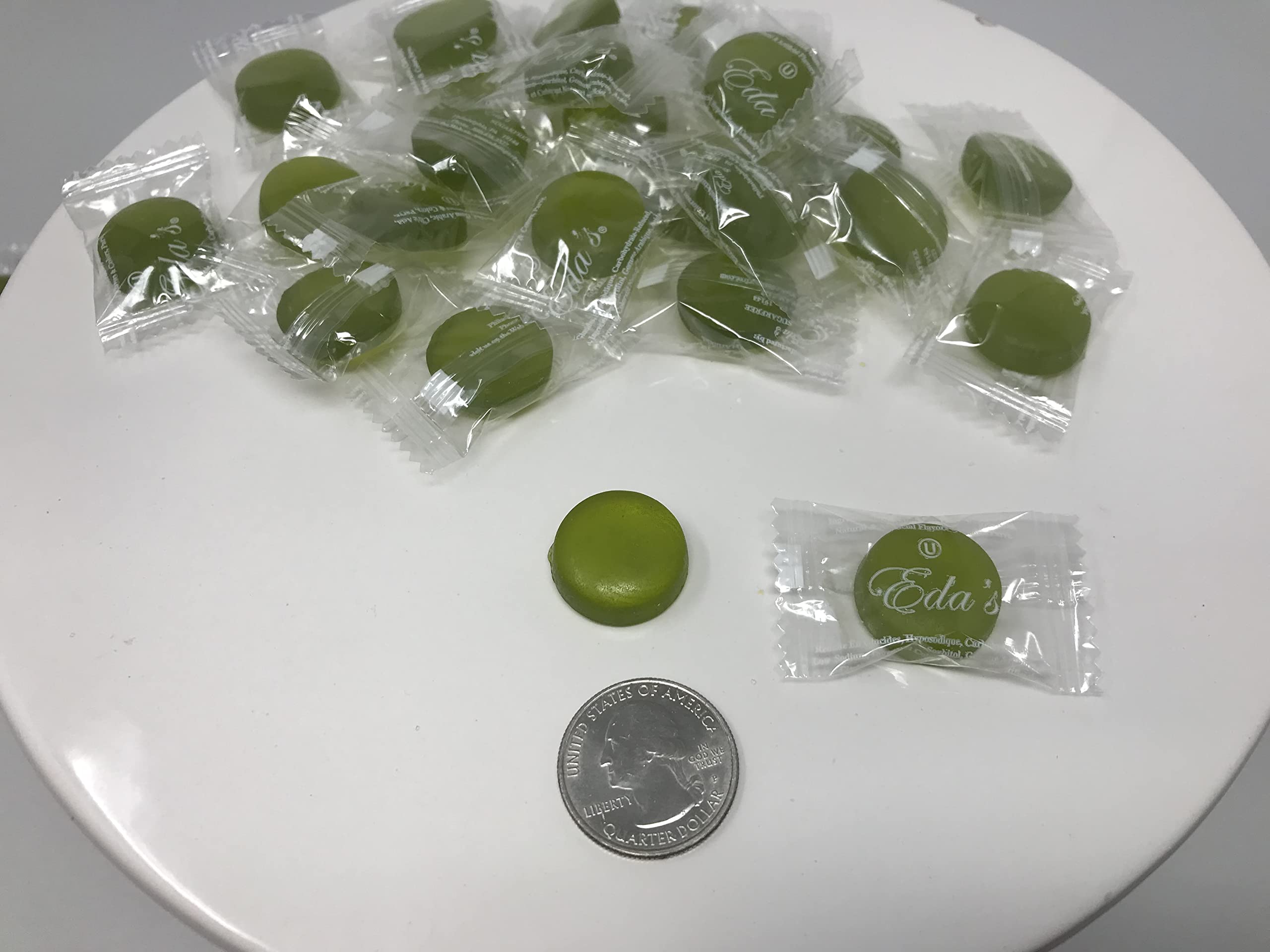 Sugar Free Lemon Lime Hard Candy - 1 Pound Bulk Bag | Low Calorie, Keto-Friendly Sucking Candy for Parties, Gifts & On-the-Go Snacking