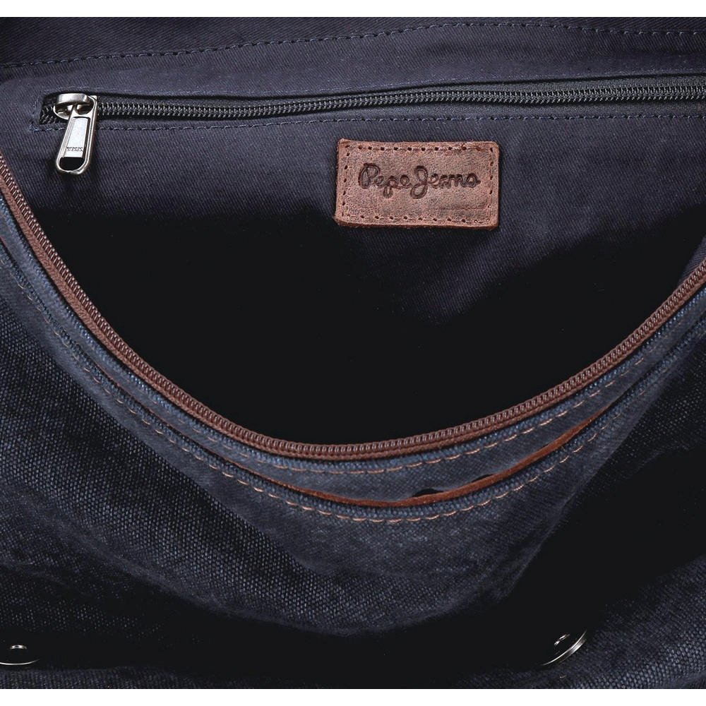 Pepe Jeans Horse Blue Laptop Backpack for Men & Women - 15.6 Inch Waterproof Travel Backpack with USB Charging Port - Perfect for Work, School, College and Business Trips