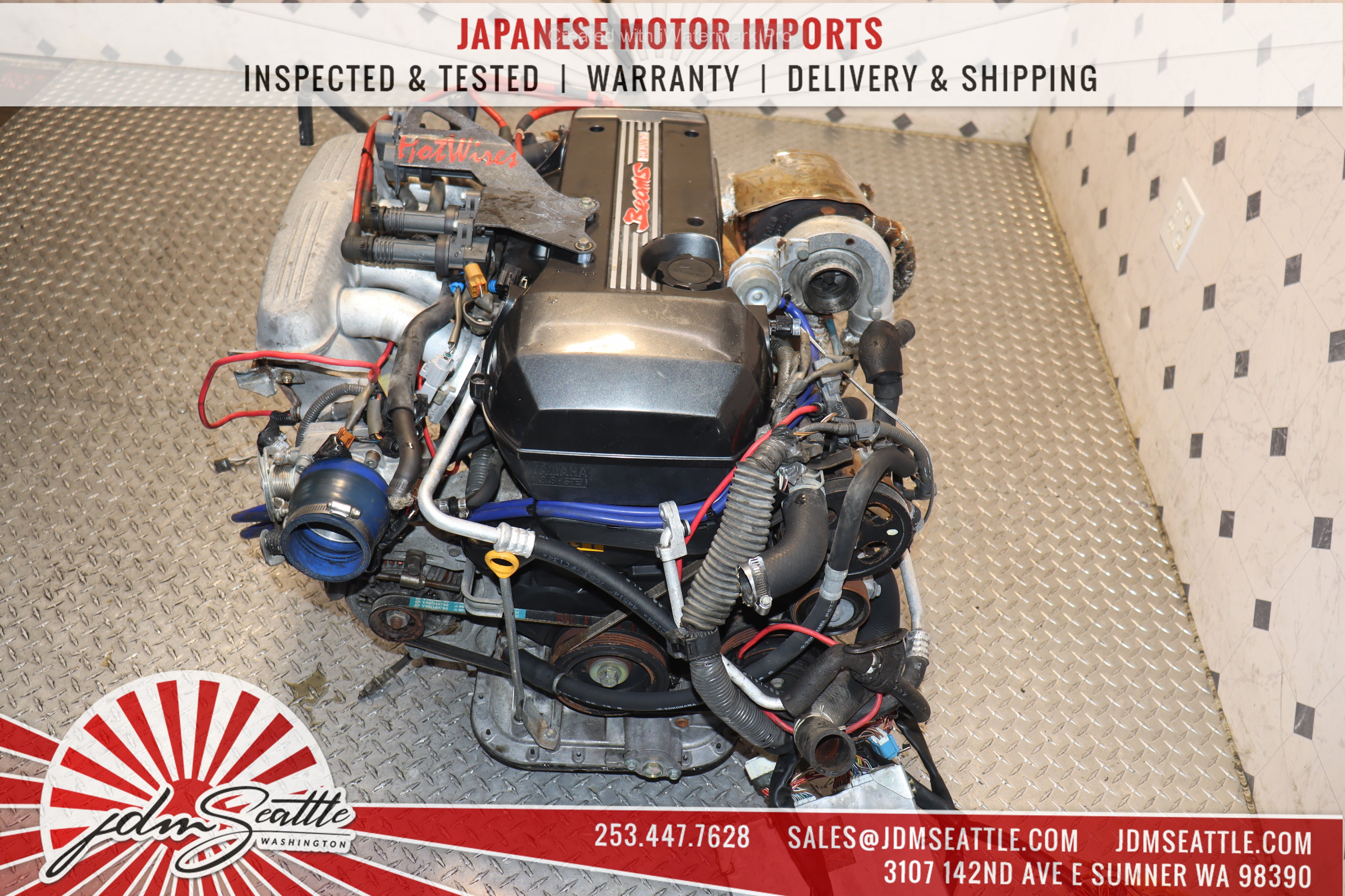 TOYOTA 3SGE BEAMS DUAL VVTI Turbo Engine with 6-Speed Manual Transmission for JDM Altezza SXE10 & IS300 - High Performance Upgrade for Racing & Street Tuning