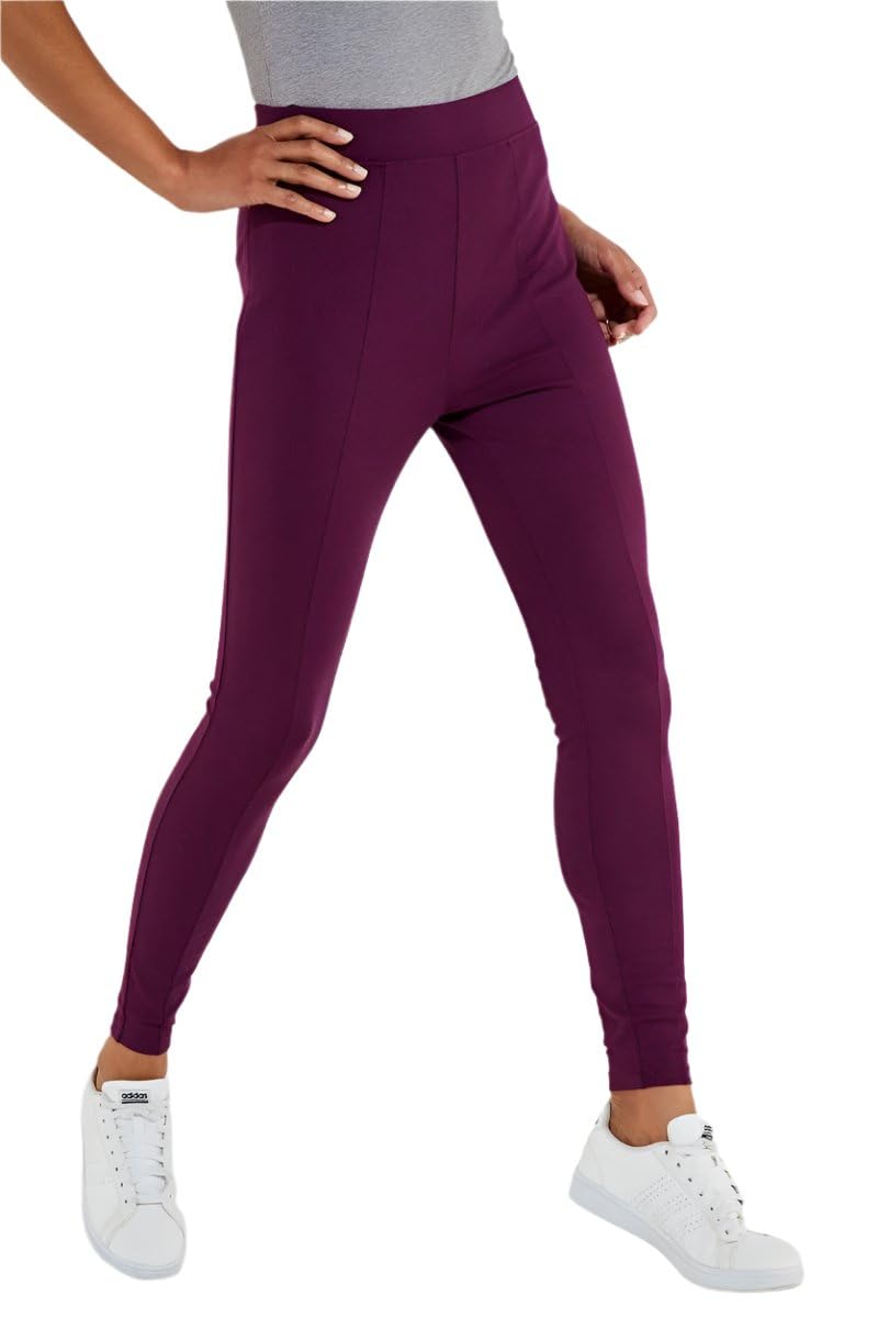 Coolibar UPF 50+ Sarsala Cove Sun Protective Leggings for Women - UPF 50+ UV Protection, Moisture-Wicking & Comfortable for Outdoor Activities, Hiking, Yoga & Beach Wear