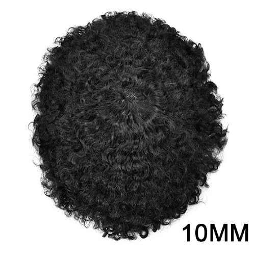 #1 Jet Black-10mm Afro Wave Curl