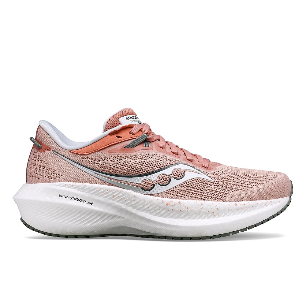 Saucony Women's Triumph 21 Running Shoes - Lightweight Cushioned Sneakers for Road Running, Jogging & Gym Workouts
