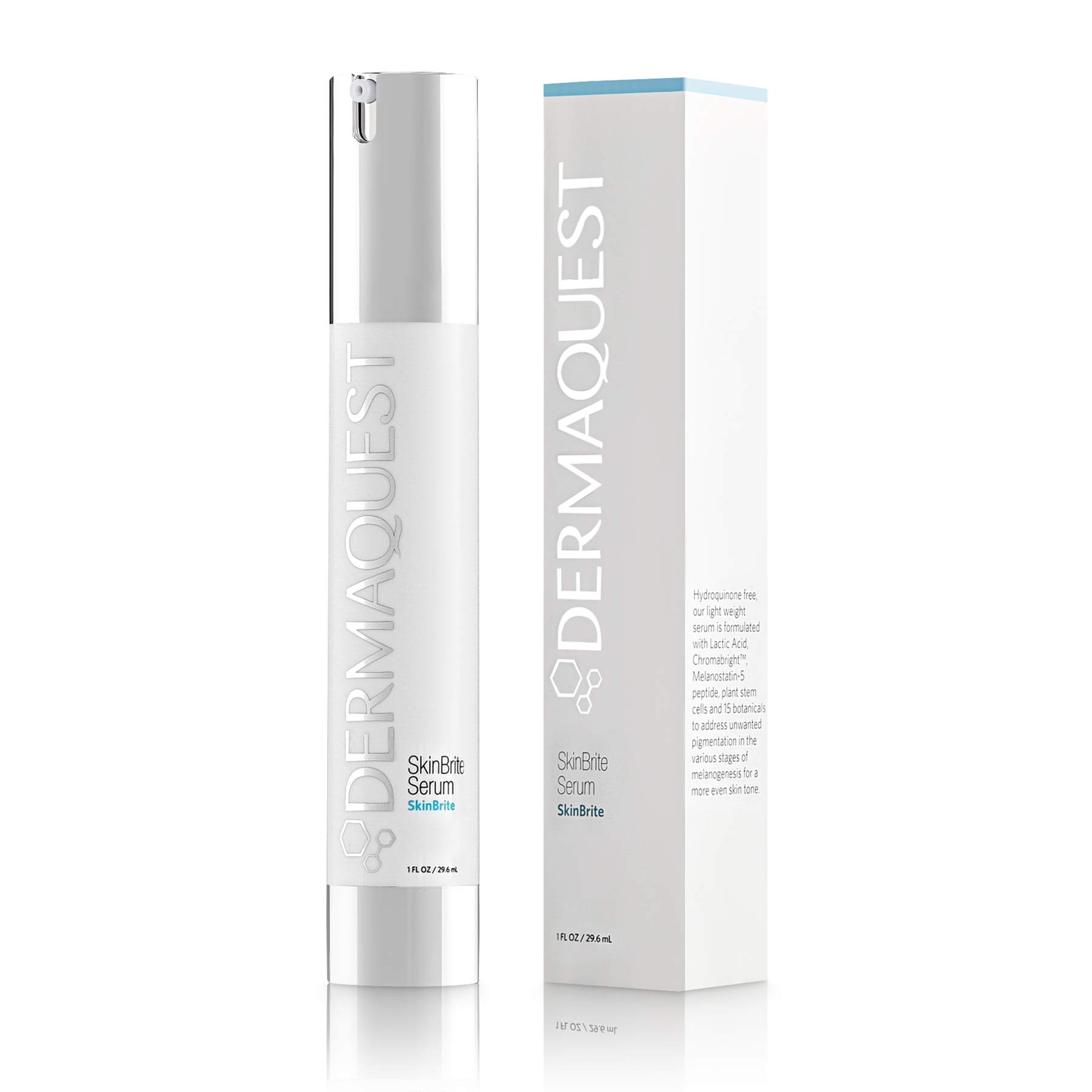 DermaQuest SkinBrite Face Serum - Brightening Vitamin C Serum for Dark Spots & Hyperpigmentation - Best for Glowing Skin & Evening Skin Tone - Perfect for Daily Skincare Routine & Nighttime Use