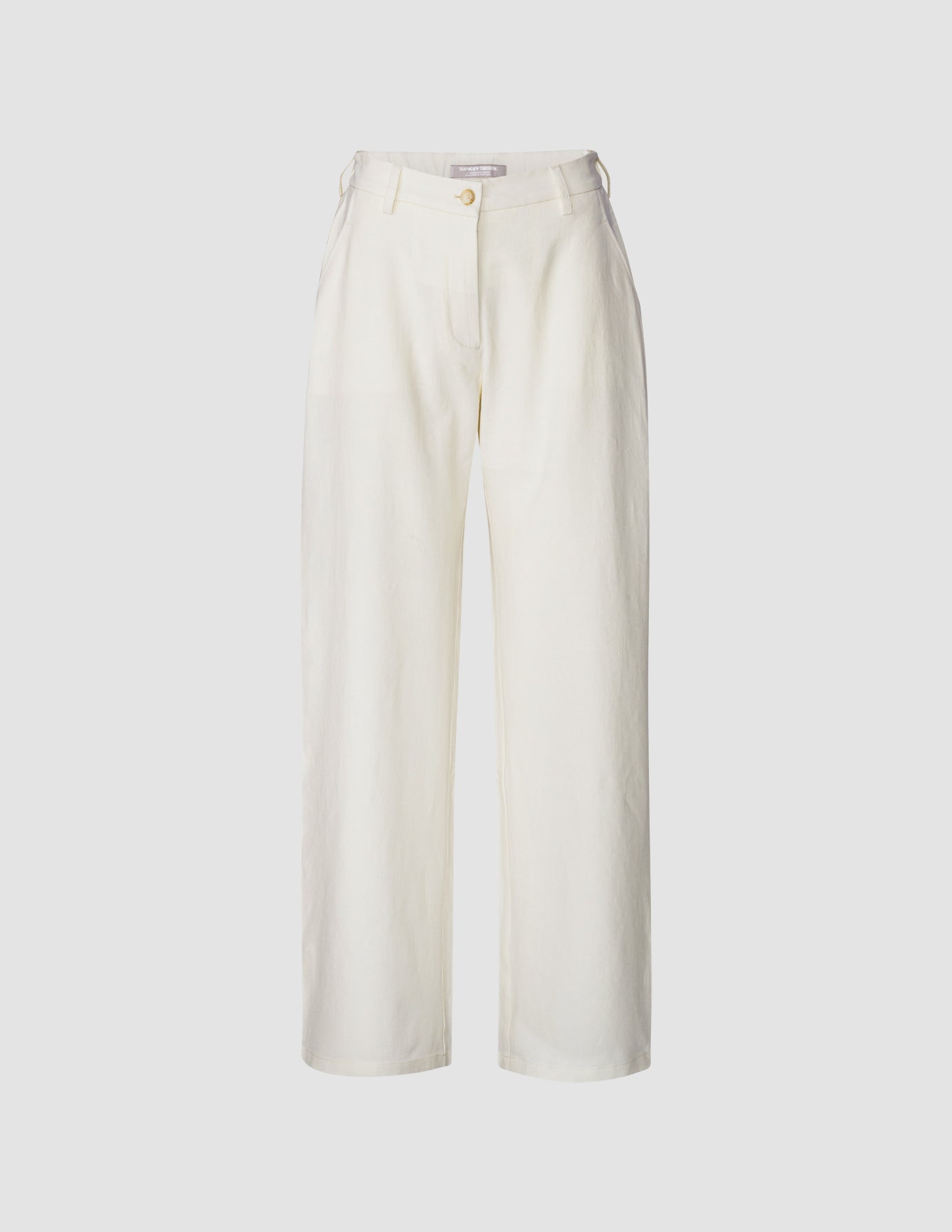Premium Linen Pants for Women - Soft Breathable Comfort - Off White Casual Trousers for Summer, Beach, and Relaxation