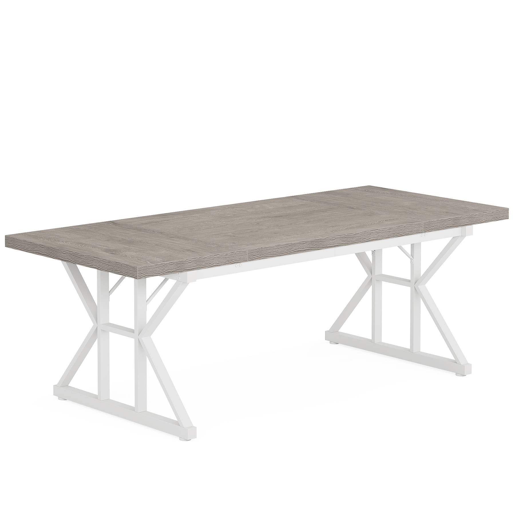 Solid Wood Farmhouse Dining Table - 70.8