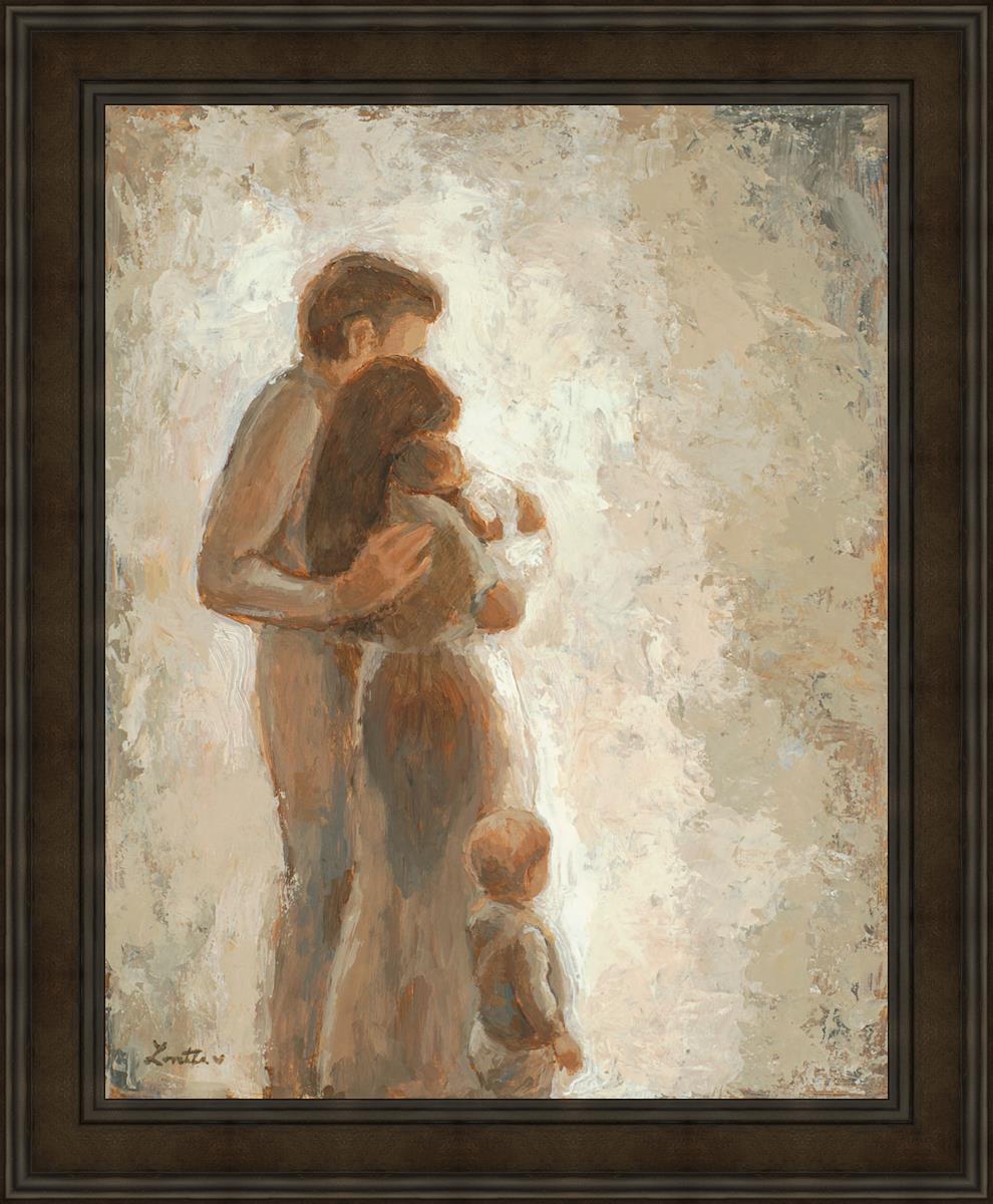 Family Looking Towards the Light - Inspirational Wall Art for Home Decor | Motivational Canvas Print for Living Room, Bedroom & Office | Perfect Gift for Family & Friends