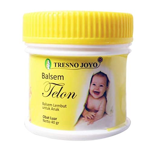 Balsem Telon Baby Balm Ointment - 40 Gram (Pack of 8) - Natural Herbal Relief for Baby Massage, Colds & Muscle Pain - Perfect for Newborns, Infants & Toddlers
