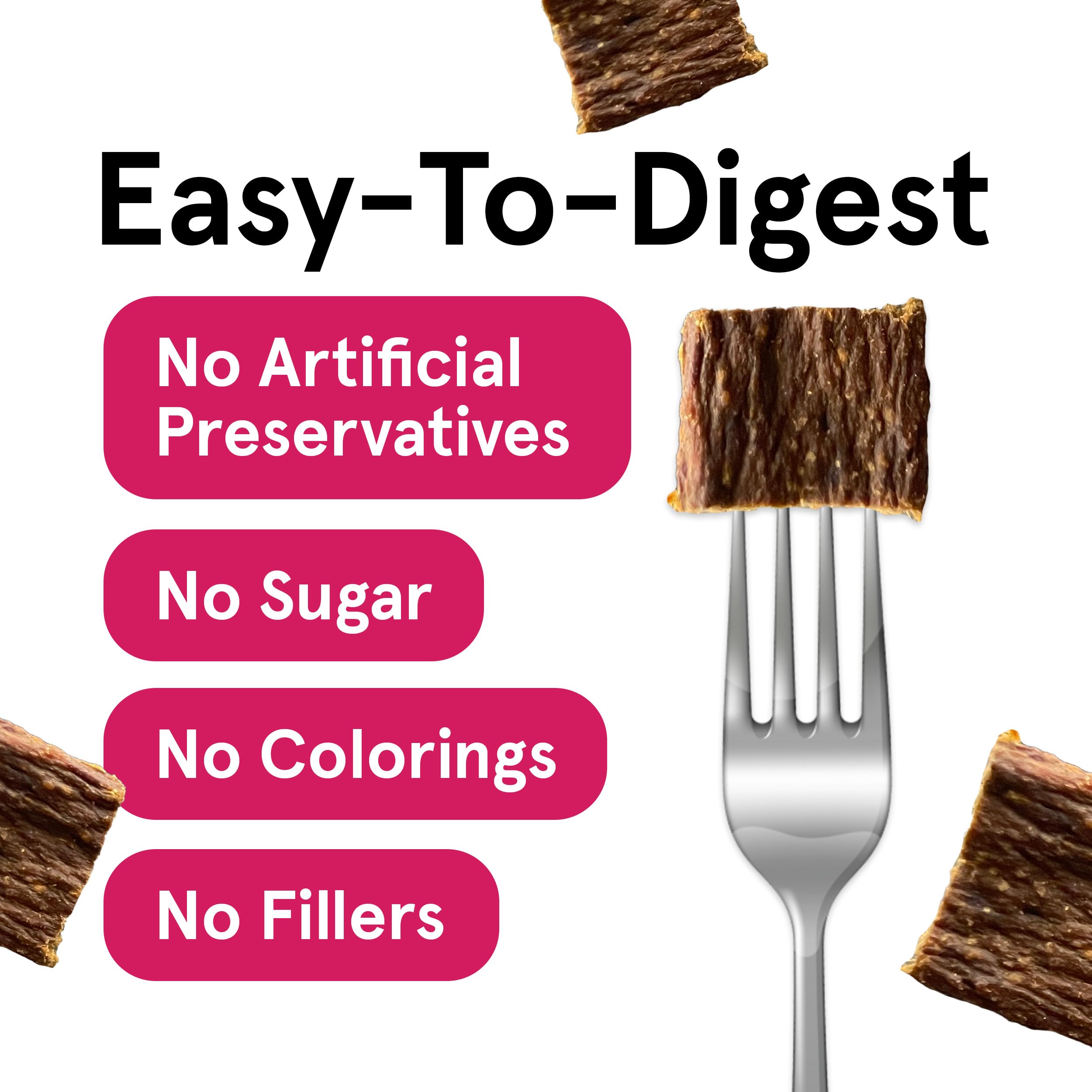 Premium Grain-Free Dog Treats - 12oz Air-Dried Lamb & Venison Jerky for Dogs | 95% Human-Grade, Free-Range, Grass-Fed Meat | All-Natural Training Snacks for Small, Medium & Large Dogs | Perfect for Training, Rewards & Outdoor Adventures