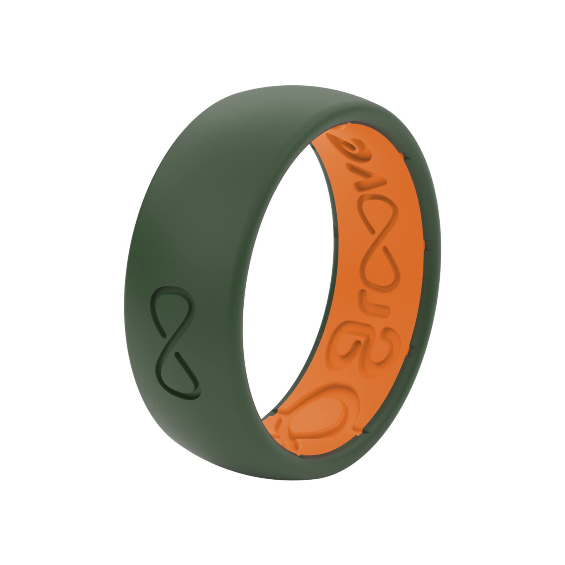 Groove Life Solid Silicone Ring for Men - Breathable Rubber Wedding Band with Unique Design & Lifetime Warranty | Comfort Fit, Durable & Lightweight for Active Lifestyles, Workouts, Swimming & Outdoor Adventures