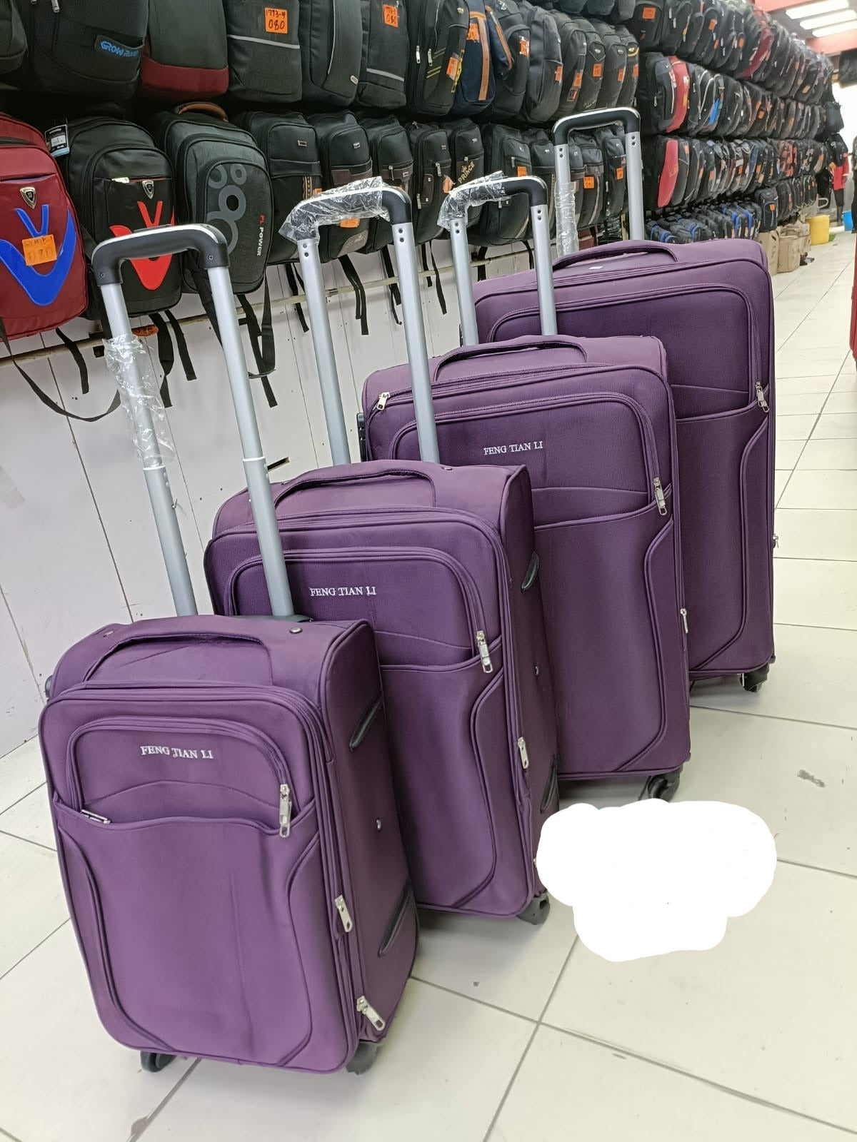 4-Piece Purple Luggage Set - Lightweight Spinner Suitcases for Travel, Business & Vacation | Durable Hardshell Carry-On & Check-In Bags