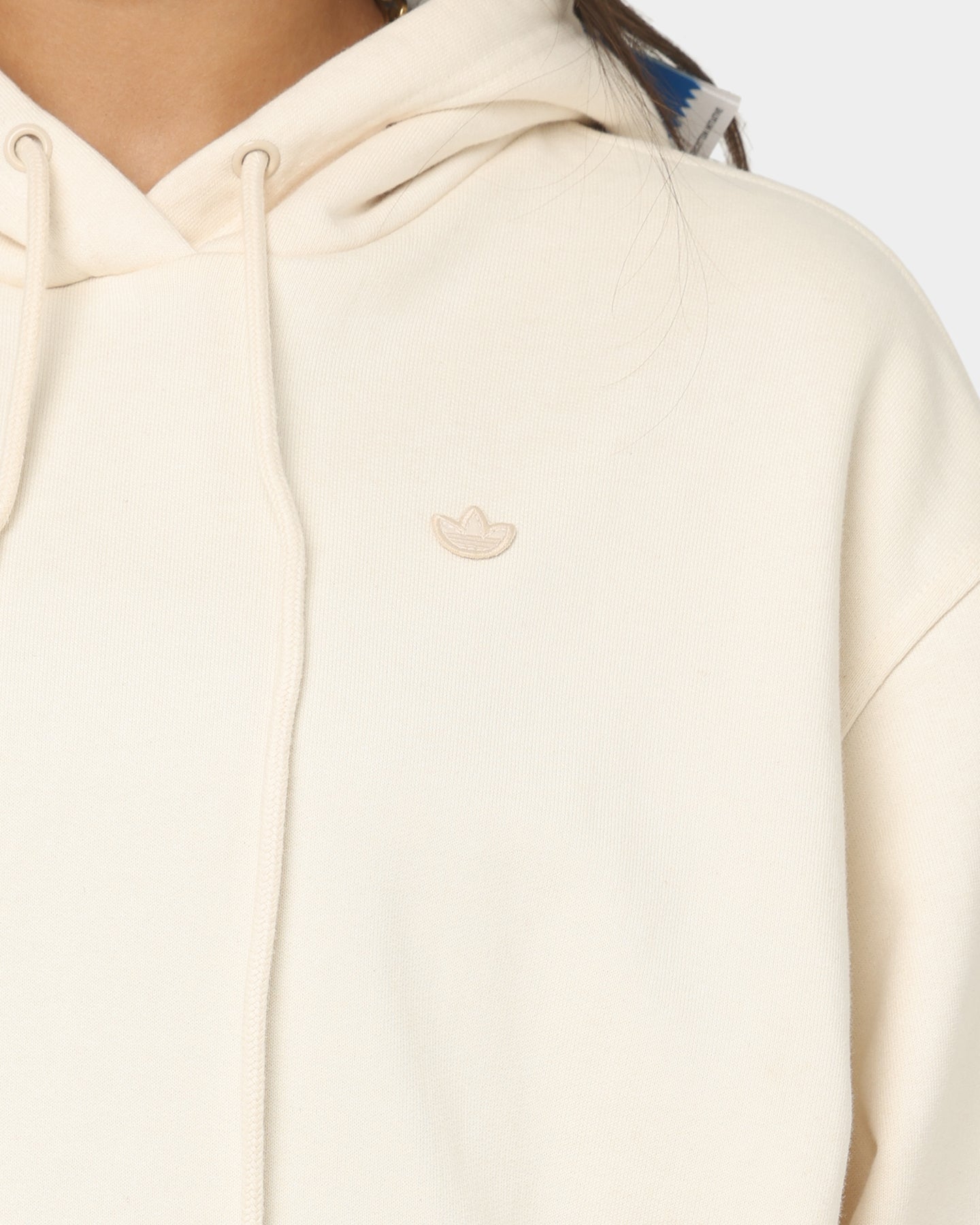 Adidas Women's No Dye Hoodie - Eco-Friendly Undyed Cotton Sweatshirt for Casual Wear & Gym Workouts
