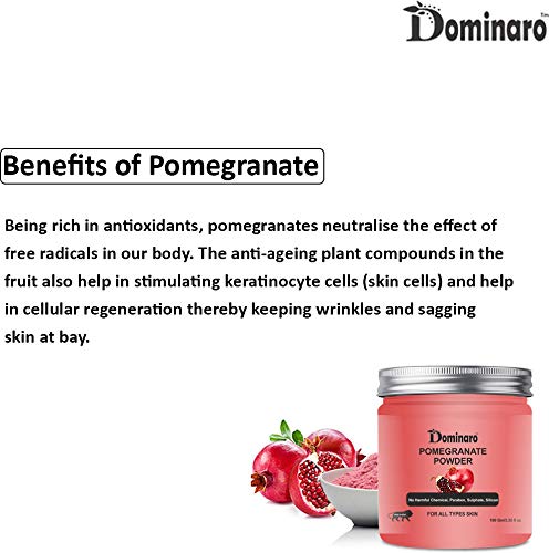 Organic Neem & Pomegranate Powder for Skin & Hair Care - 200g Combo Pack for Glowing Skin & Healthy Hair