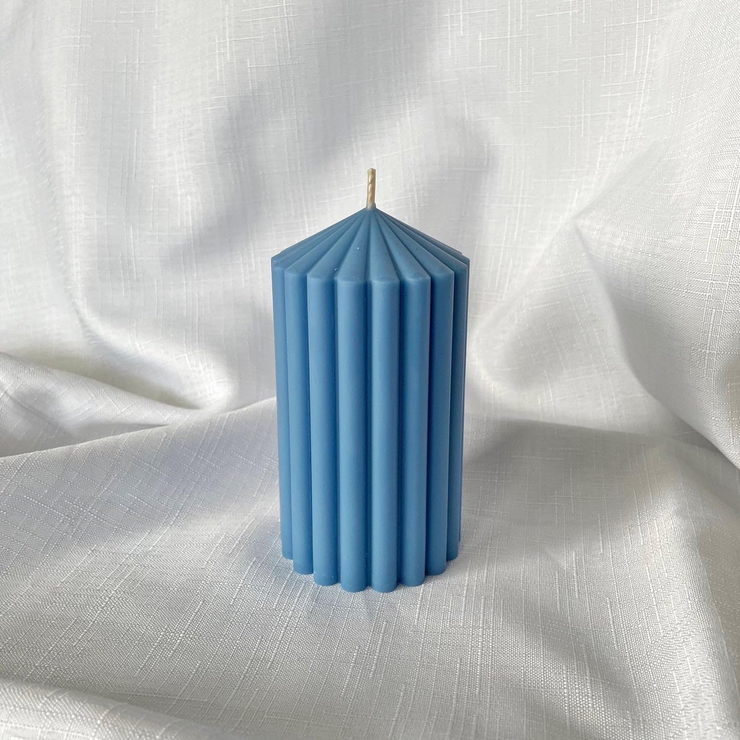 Vedini Short Spire Pillar Candle Mold for DIY Candles - Sea Salt & Ocean Breeze Scent (Code 162) | Perfect for Home Decor, Wedding Centerpieces, and Relaxing Aromatherapy