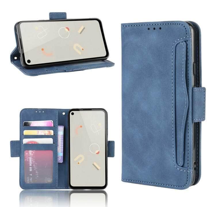Google Pixel 6 Pro Leather Wallet with Card Slots - Slim Protective Phone Case for Everyday Use & Travel