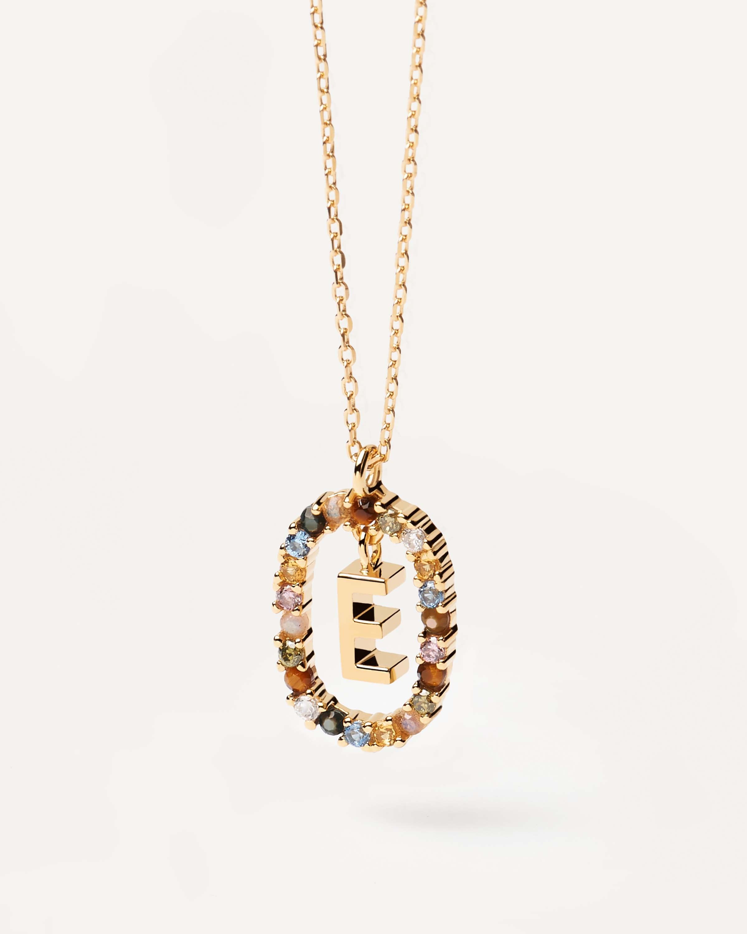 Elegant Letter E Necklace - Sterling Silver Initial Pendant for Women - Perfect for Gifts, Everyday Wear & Special Occasions