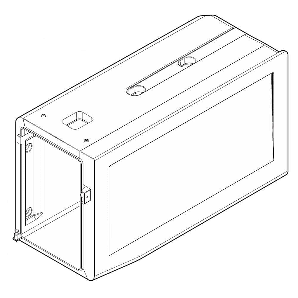 Genuine OEM Refrigerator Housing Part 242100402 - Replacement for Refrigerator Repair & Maintenance