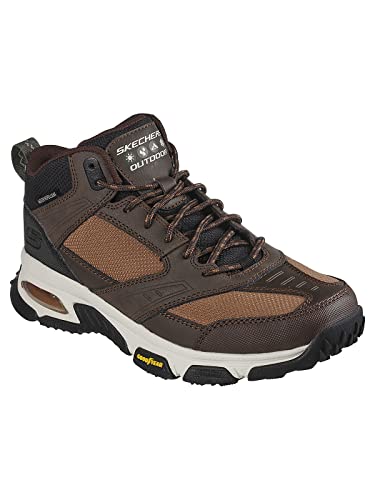 Marrone Brown Leather Mesh Trim