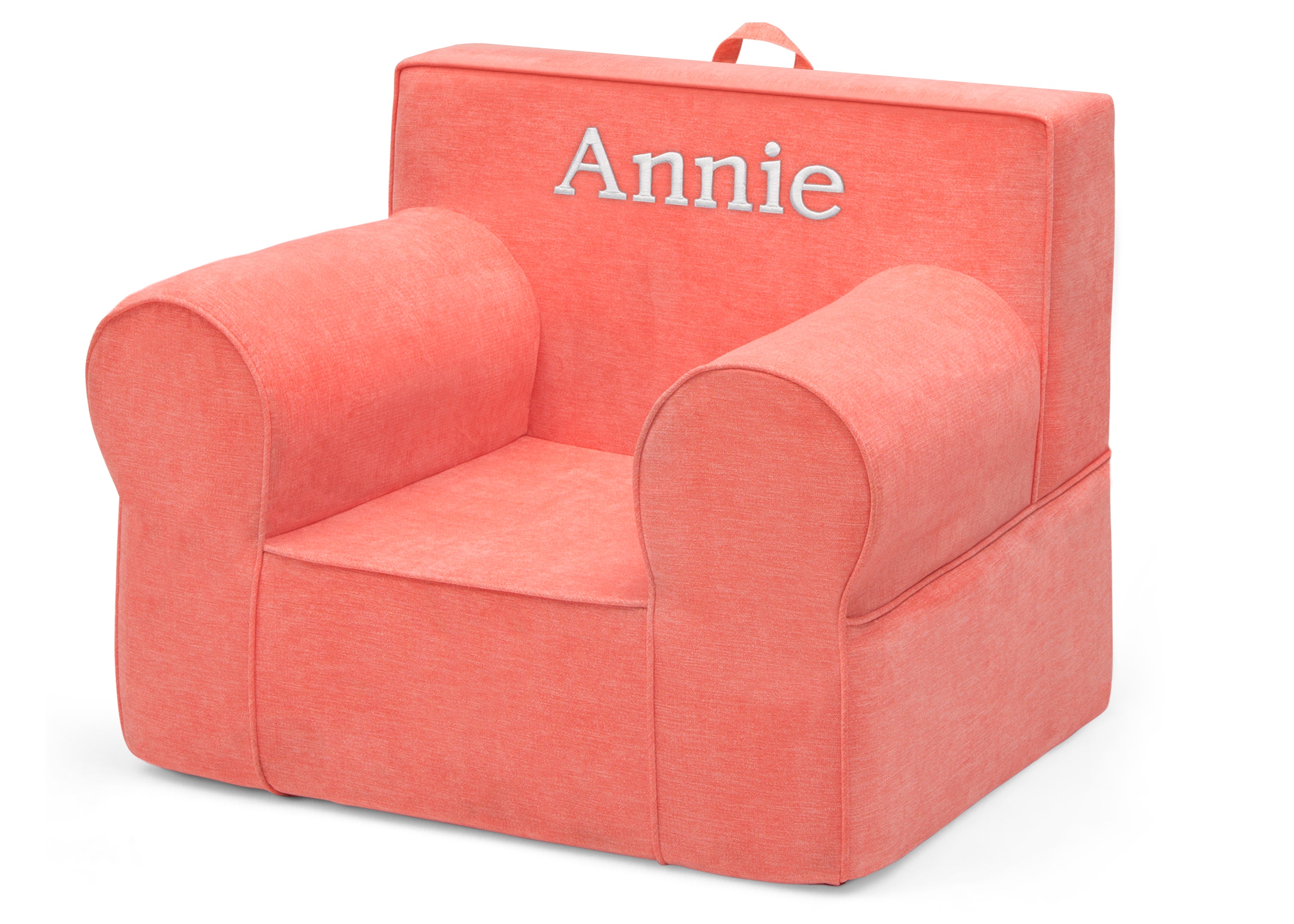 Personalized XL Cozee Foam Chair for Kids - Extra Large Comfortable Floor Seating for Playroom, Bedroom & Reading Nook